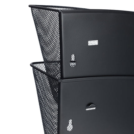 Newspaper holder wall set of 3