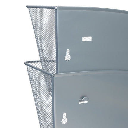Newspaper holder wall set of 3