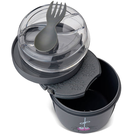 N'ice Cup - Lunch box with cooling plate Grey