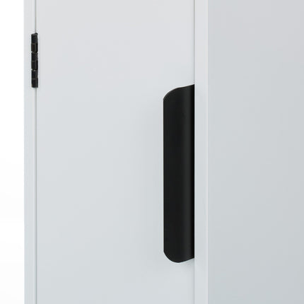 Niche cabinet with drawer and door