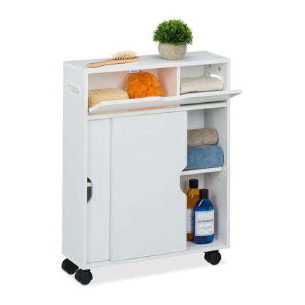 Niche trolley with sliding doors