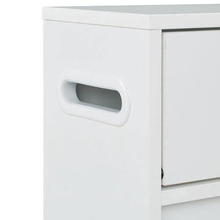 Niche trolley with sliding doors