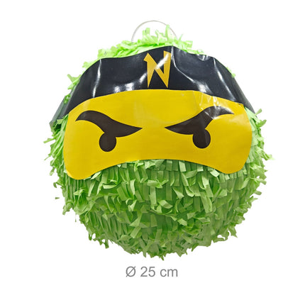 Ninja Piñata Set with Bat and Mask for Kids Parties
