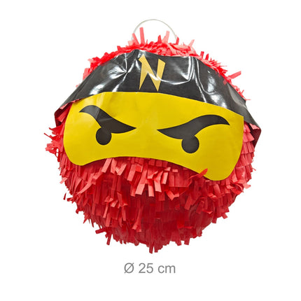 Ninja Piñata Set with Bat and Mask for Kids Parties