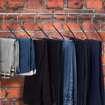 Non-Slip Space-Saving Trouser Hangers – Set of 10
