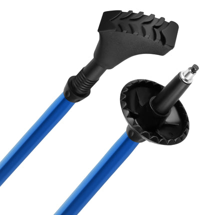 Nordic Walking Poles, Adjustable, Blue