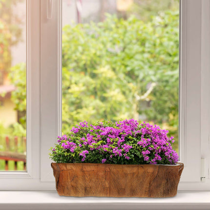 Oblong flower box Set of 4