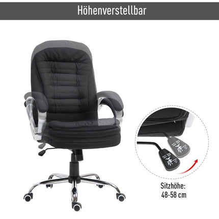 Ergonomic office chair - 360° rotatable, adjustable height