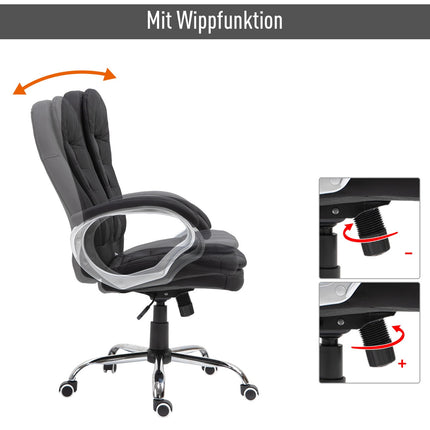 Ergonomic office chair - 360° rotatable, adjustable height