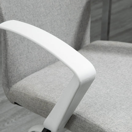 Ergonomic office chair with headrest, mesh back and swivel wheels