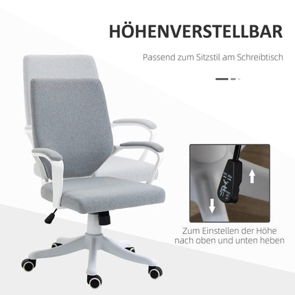 Ergonomic office chair, 360° rotatable, adjustable backrest