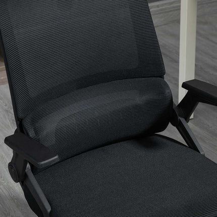 Ergonomic office chair with adjustable headrest and armrest
