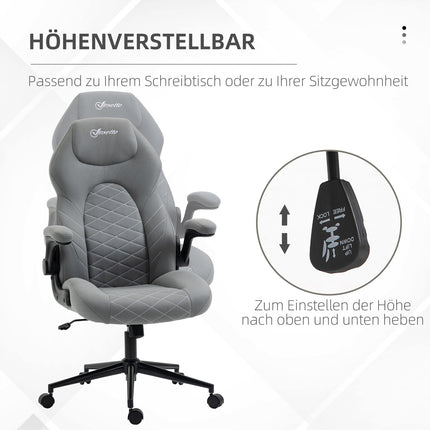 Ergonomic desk chair, swivel with adjustable armrests
