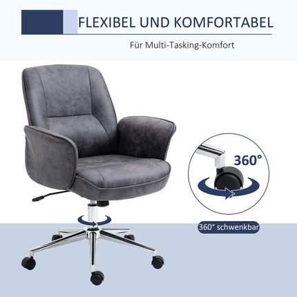 Ergonomic office chair, height adjustable, 120 kg load capacity