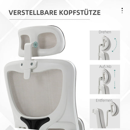Ergonomic office chair, adjustable height, lumbar support