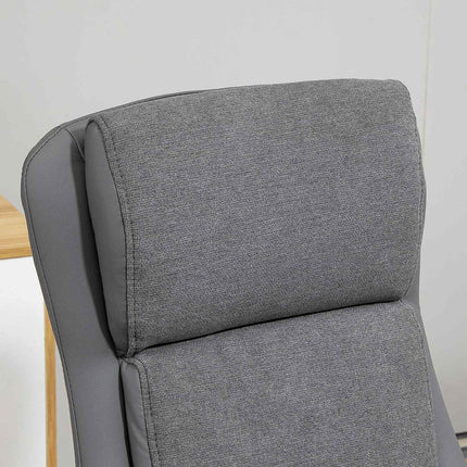 Ergonomic office chair, adjustable PU, 360° rotation, gray