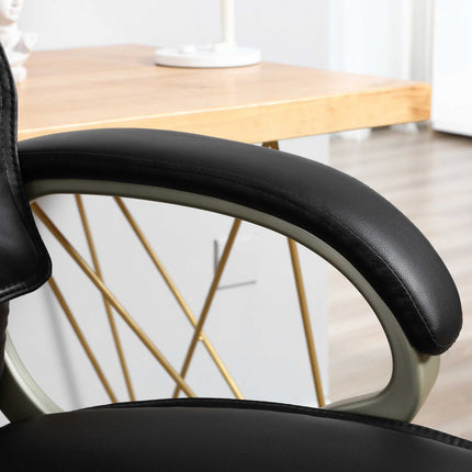 Ergonomic office chair with high backrest, tilt function