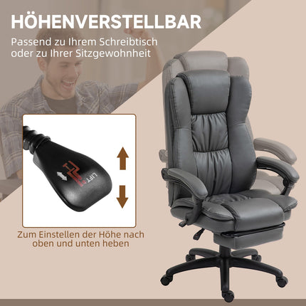 Ergonomic office chair with massage and rest