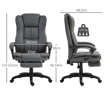 Ergonomic office chair with massage and rest