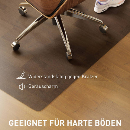 Office Chair Floor Protector, Non-Slip, 90x120cm, Clear