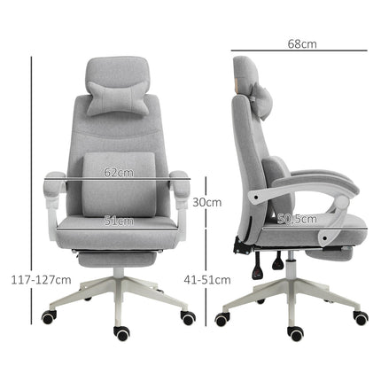 Ergonomic gaming office chair, wheels and adjustable height