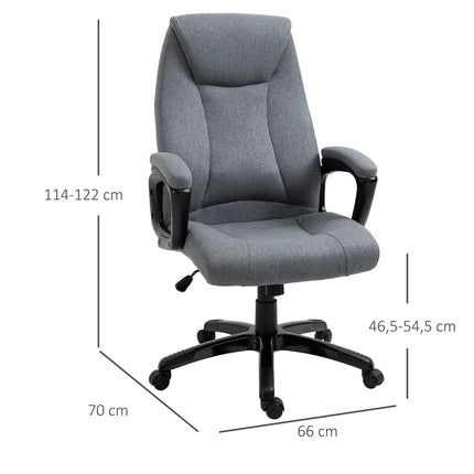 Ergonomic gaming office chair, adjustable height, massage, gray