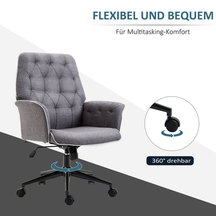 Ergonomic office chair, height adjustable, swivel function