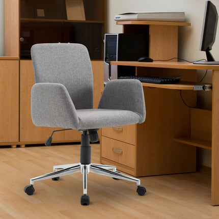 Office swivel chair, reclining and height adjustable, Nordic style