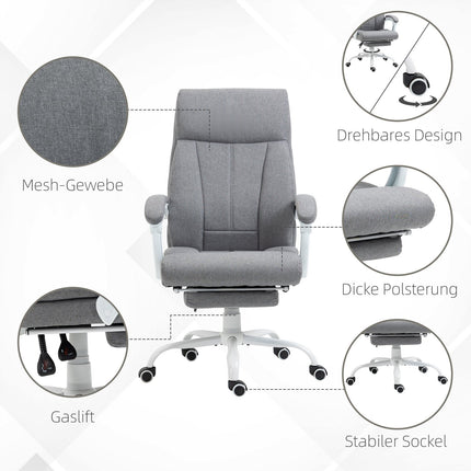 Ergonomic office chair with adjustable tilt and height