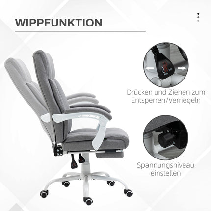 Ergonomic office chair with adjustable tilt and height