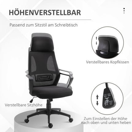 Ergonomic Office Chair, Adjustable Height, Lumbar Support