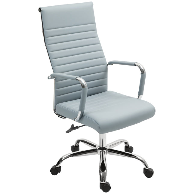 Ergonomic office chair, adjustable height, artificial leather