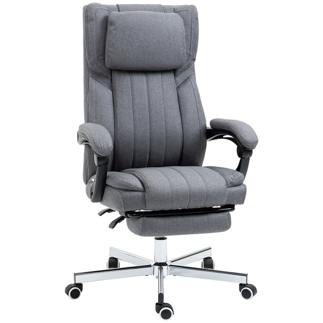 Ergonomic office chair, Reclining, Massage, Grey