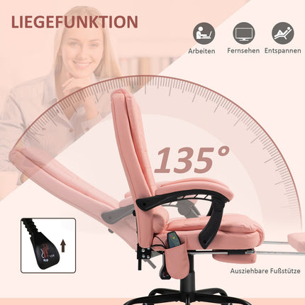 Ergonomic office chair, massage & rest, 120 kg capacity