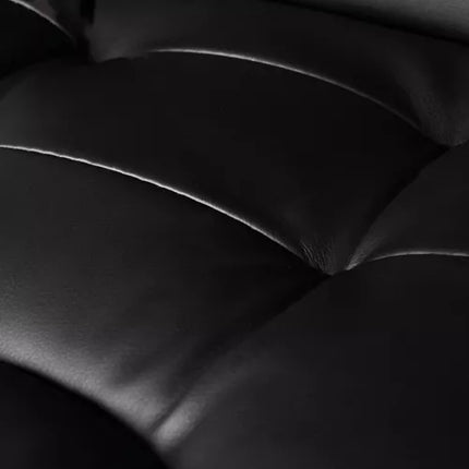 Office chair with footrest - black Malatec 23286