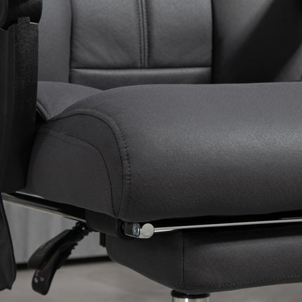Ergonomic office chair, dark grey, massage & reclining function