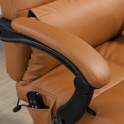 Office chair with massage, lumbar heating, 120 kg capacity