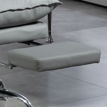Ergonomic office chair with footrest, reclining and padded