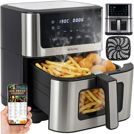 Oil-Free Fryer, 3.5L Capacity, Non-Stick Basket
