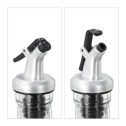 Oil and vinegar set with 4 bottles
