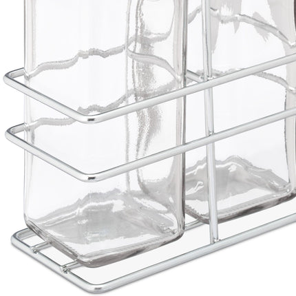 Oil and vinegar set with stand