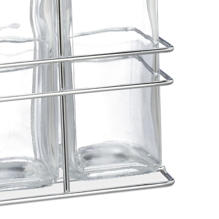 Oil and vinegar set with stand