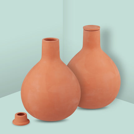 Ollas Clay Watering Pots, 1.5L, Set of 2