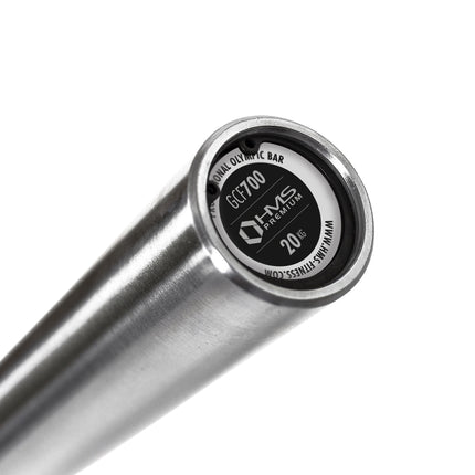 Olympic Barbell 700kg Load, 28mm Grip, Needle Bearings