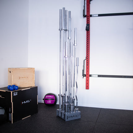 Olympic Barbell Rack, Commercial Grade, Steel