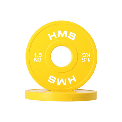 Olympic Bumper Plates, 2 x 1.5 kg, Weightlifting