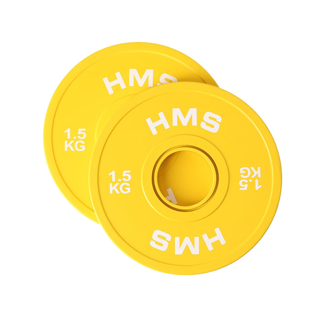 Olympic Bumper Plates, 2 x 1.5 kg, Weightlifting
