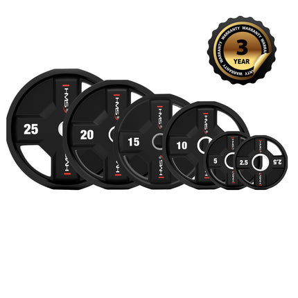 Olympic Polyurethane Weight Plate, 15 kg