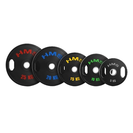 Olympic Rubber Weight Plates, 2 x 20 kg