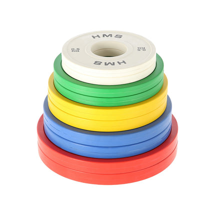 Olympic Weight Plates Set, 0.5–2.5 kg, 5 Pairs